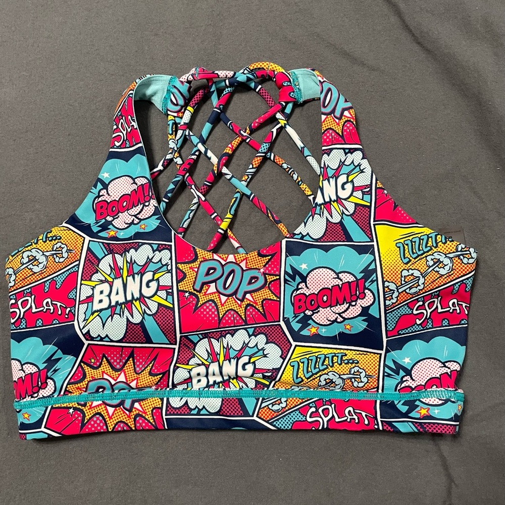 Constantly Varied Gear Comic Sports Bra Medium